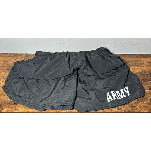 Rothco Army Shorts Black Military Physical Training 6021 Brief Lining Size M - Picture 3 of 10